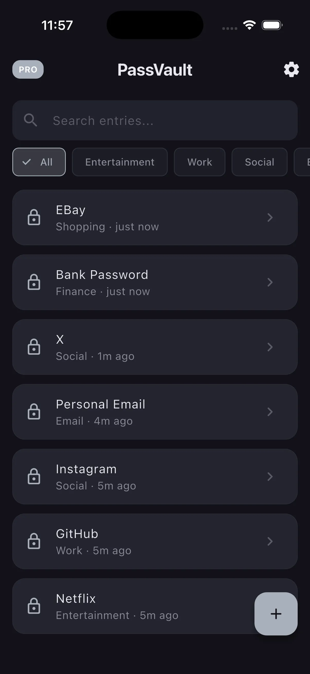 PassVault: The same vault in dark